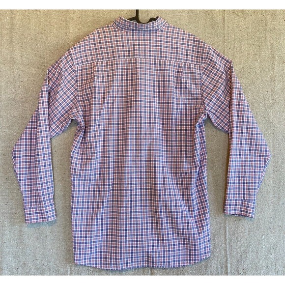 Mens Sz Large CARHARTT Long Sleeve Multicolor Button Up 2 Pocket Shirt - Picture 7 of 7